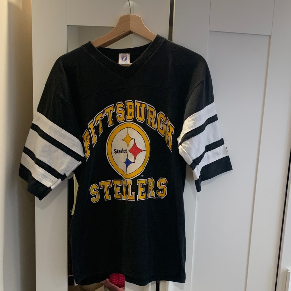 Vintage Pittsburgh Steelers Black T-Shirt